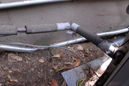 AC coolant lines