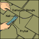 remove-damaged-asphalt-roof-shingle