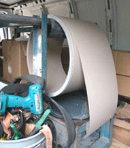 seamless gutter delivery