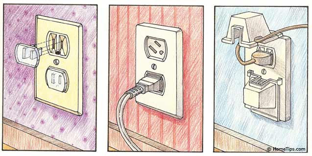 childproofing electrical receptacles