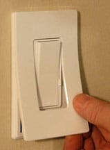 Remove the faceplates from switches and outlets.