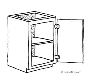 face-frame cabinet construction