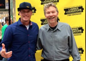 Vanilla Ice and Don Vandervort at the National Association of Home Builders show.