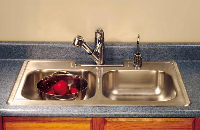 install a countertop kitchen sink