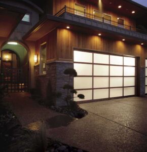 Exterior garage door improvement