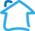 blue hometips small house logo
