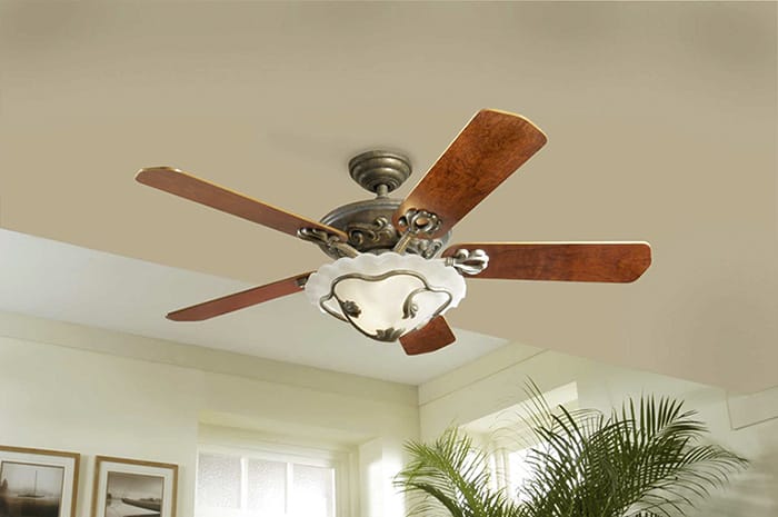 ceiling fan for cooling and light