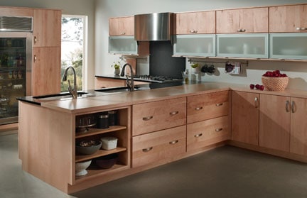 maple kitchen cabinets