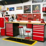 garage workbench cabinets