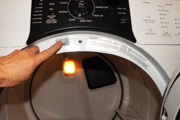 clothes dryer door switch