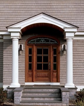 wood entry door system