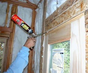 expanding foam caulk