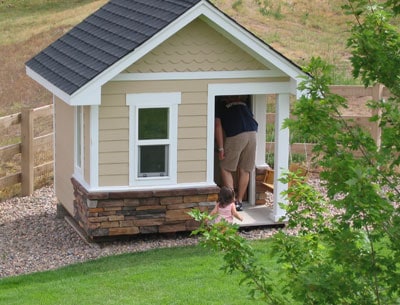 outdoor shed playhouse