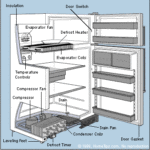 how a refrigerator works diagram