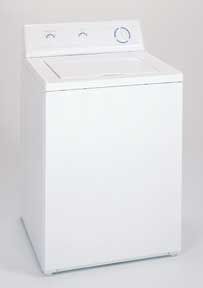 Frigidaire white top loading washing machine with lid closed