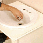 installing a bathroom sink