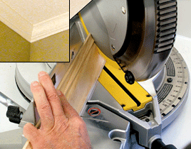 cutting crown molding