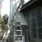 scraping house exterior