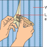 pasting wallpaper seam