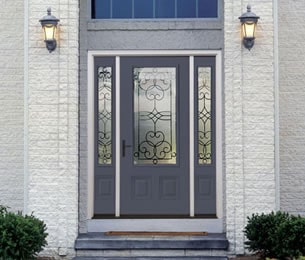 steel front door