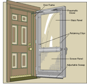 Combination Storm and Screen Door