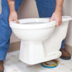 how to install a toilet