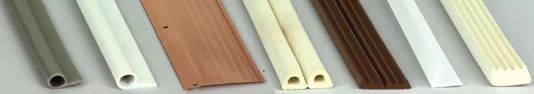 doow-window-weather-stripping Different types of self-stick, pliable-gasket, door and window weather stripping.