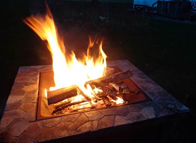 outdoor fire pit