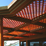 lattice patio overhead