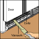 cleaning refrigerator coils