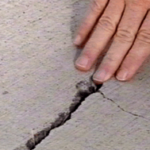 fixing concrete crack