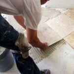 installing stone floor tiles