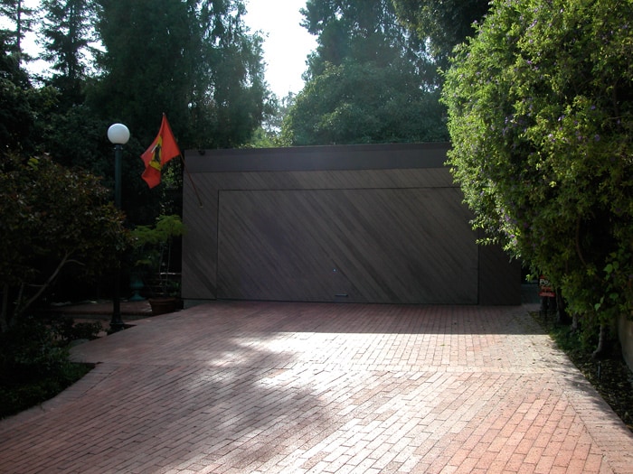 brick driveway