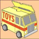 painted DIY toy box