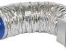 QuietCool ducted whole-house fan system over a white background.