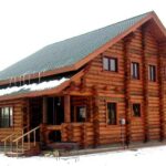 mountain lodge style house