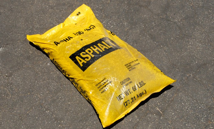 bag of asphalt repair