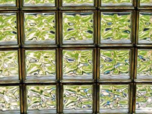 Glass block can admit plenty of light while maintaining privacy and security.