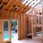 house framing of remodel