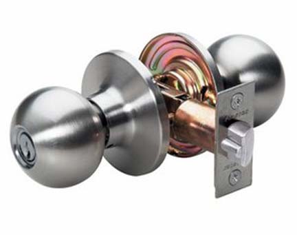 Replace a door knob cylindrical