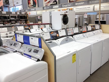 washers and dryers