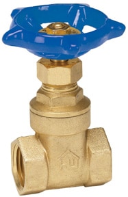 Gate valve controls the water supply to the entire house. Photo: Homewerks