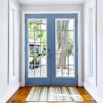 patio doors in hallway