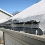 ice dams roof gutter