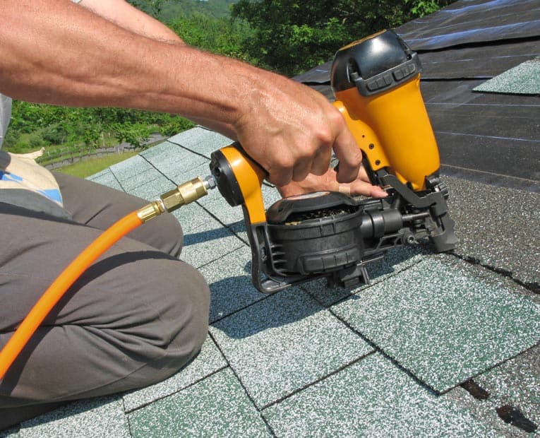 nailing asphalt roof shingles