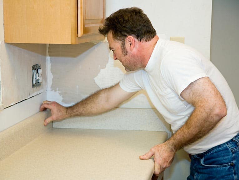 Because making clean, unnoticeable repairs to laminate countertops, it's often best to replace them entirely.