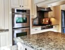 Built-in double ovens and gas range