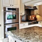 Built-in double ovens and gas range