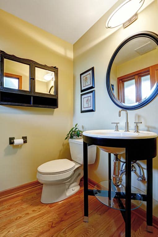 bathroom console vanity