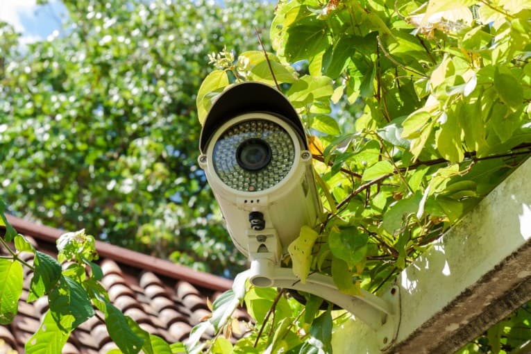 hardwired home surveillance camera